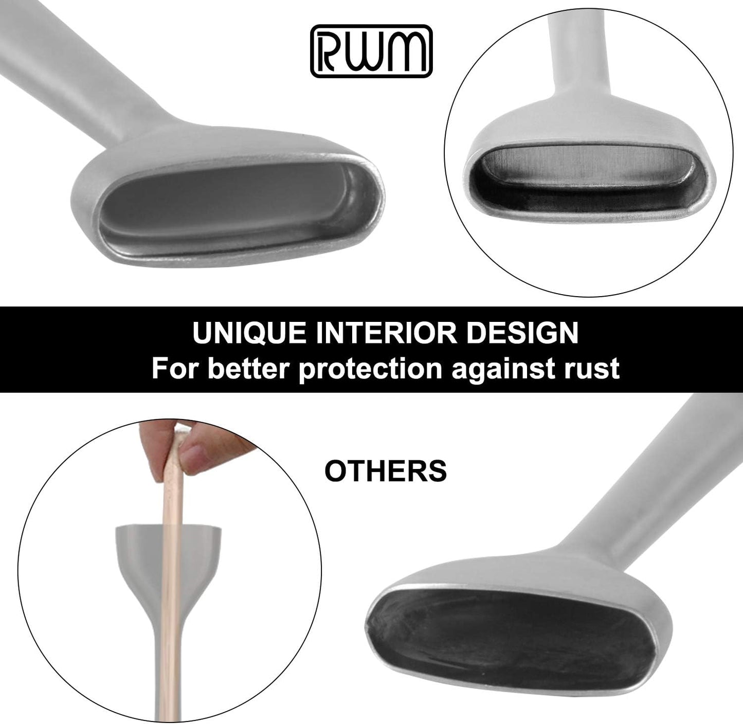 Basting Brush - Grilling BBQ Baking, Pastry and Oil Stainless Steel Brushes with Back up Silicone Brush Heads(Orange) for Kitchen Cooking & Marinating, Dishwasher