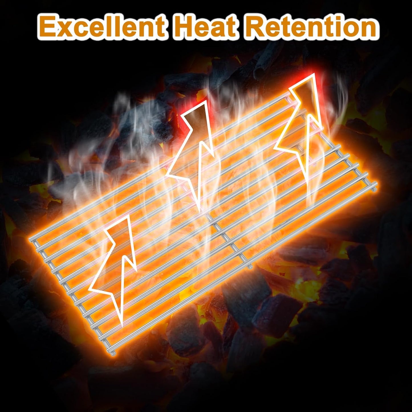 740-0781 Grates Grill Replacement Parts for Kitchenaid 6 Burner Grill Parts 720-0856V 730-0856V 5 Burner 720-0856 750-0781 740-0781 Sam's Club 730-0856 Stainless Steel Grill Grates Cooking Grids