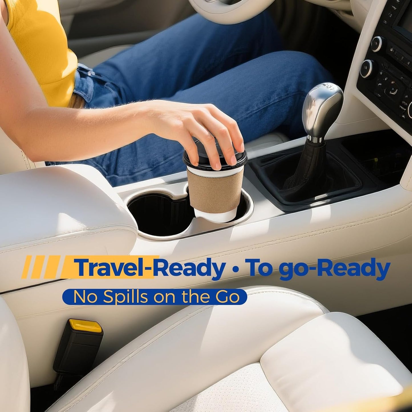 Fit Meal Prep 50 Pack 10 oz Disposable Coffee Cups with Lids, Sleeves, Leak-Proof To Go Coffee Cups with Lids, Durable Paper Cups for Hot Beverage, Home, Office, Party