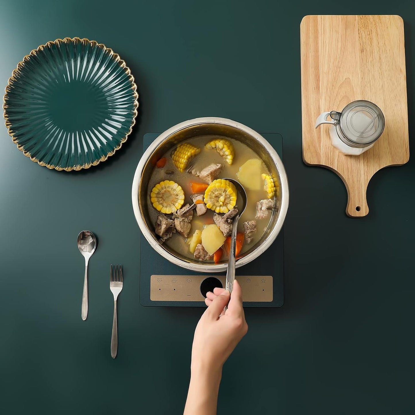 304 Stainless Steel Microporous Colander, 4.5QT Large Capacity with Mixing Bowl For washing vegetables, fruit and rice and for draining cooked pasta(2PC)