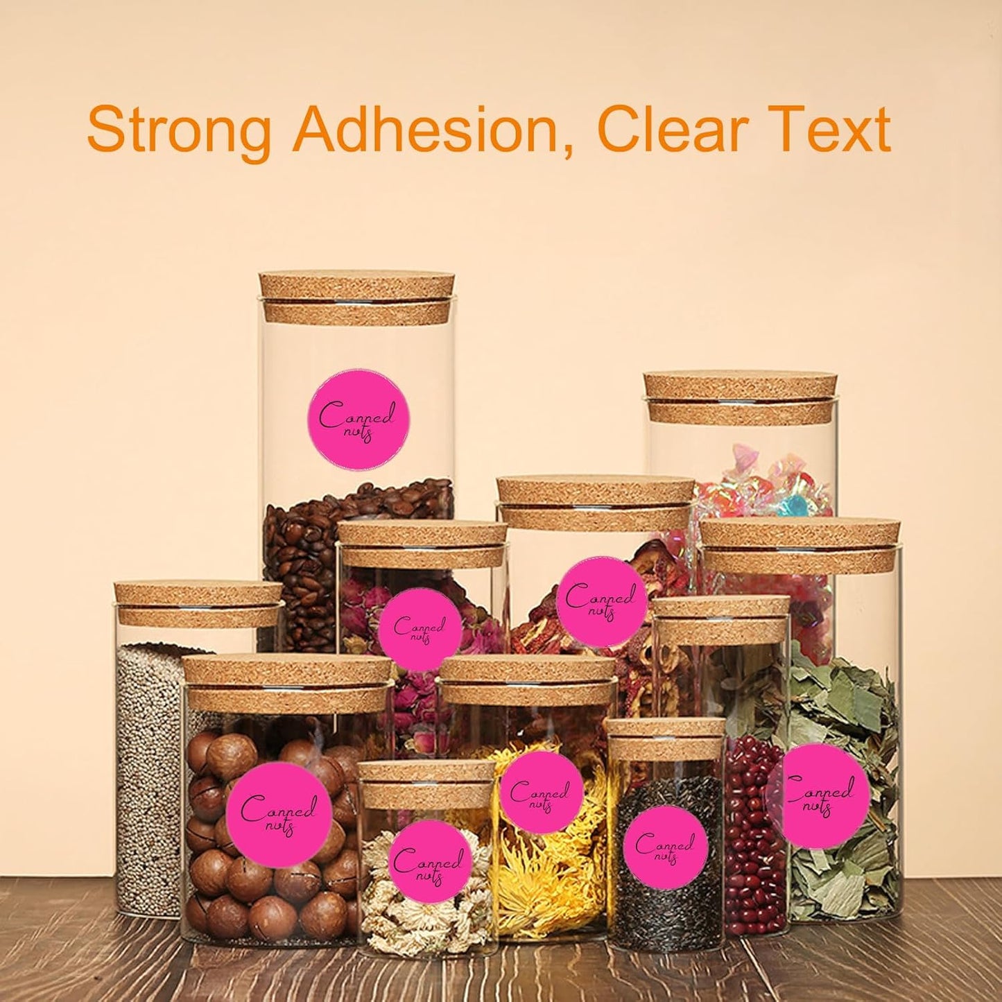 2 Inch Circle Thermal Sticker Labels, 2" Self-Adhesive Round Thermal Stickers for Business-750 Labels/1 Roll (Rose Red)