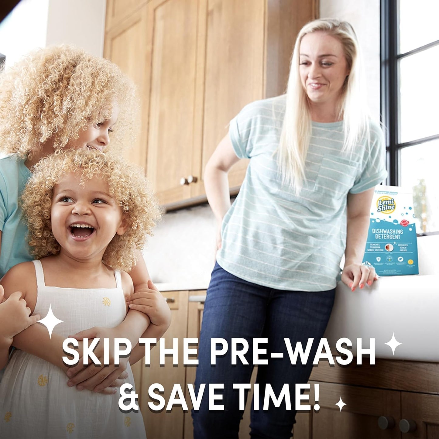 Lemi Shine Natural Dishwasher Detergent Pods + Dishwasher Cleaner 1 ct | All-In-One Powder & Gel Pods with Powerful Citric Acid | Eco Friendly Dish Wash Cleaning Supplies - 65 Count