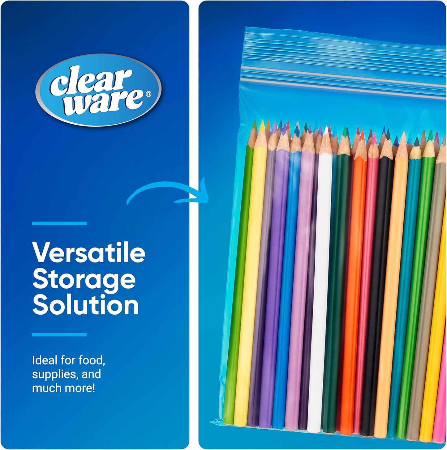 Quart Freezer Bags - Double Zipper Seal -300 Count, (4 Packs of 75) Resealable Plastic Freezer Containers - Reusable Pouches for Food Storage, Meat, Fresh Vegetables, Fruit - Microwave-Safe, BPA Free