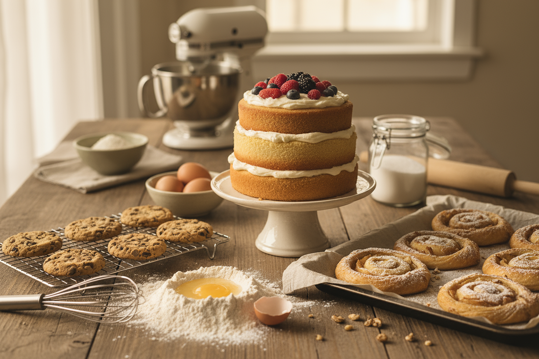 Baking Basics: A Step-by-Step Guide to Perfect Cakes, Cookies & Pastries