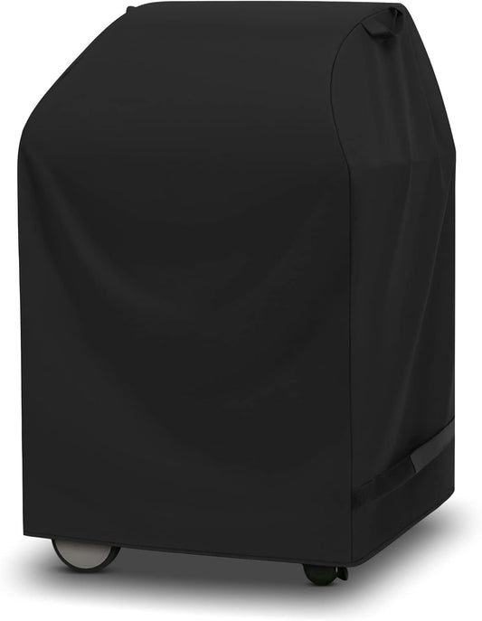 Outdoor Grill Cover 32 Inch, Heavy Duty Waterproof 2 Burner Gas BBQ Small Grill Covers Compatible with Char Broil Weber Brinkmann Holland, Black