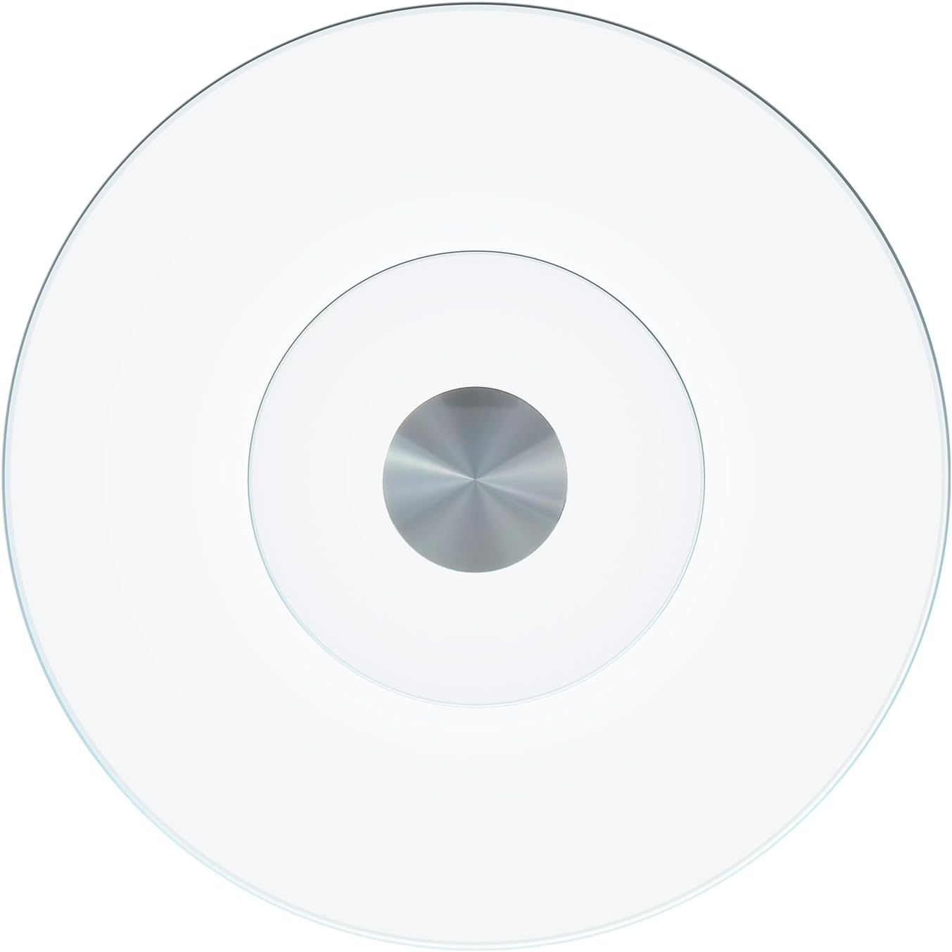 36-Inch Lazy Susan Turntable for Dining Table, Tempered Glass, 360° Rotation, Anti-Tip Design, Perfect for Parties, Weddings, and Family Dinners (36 inch)