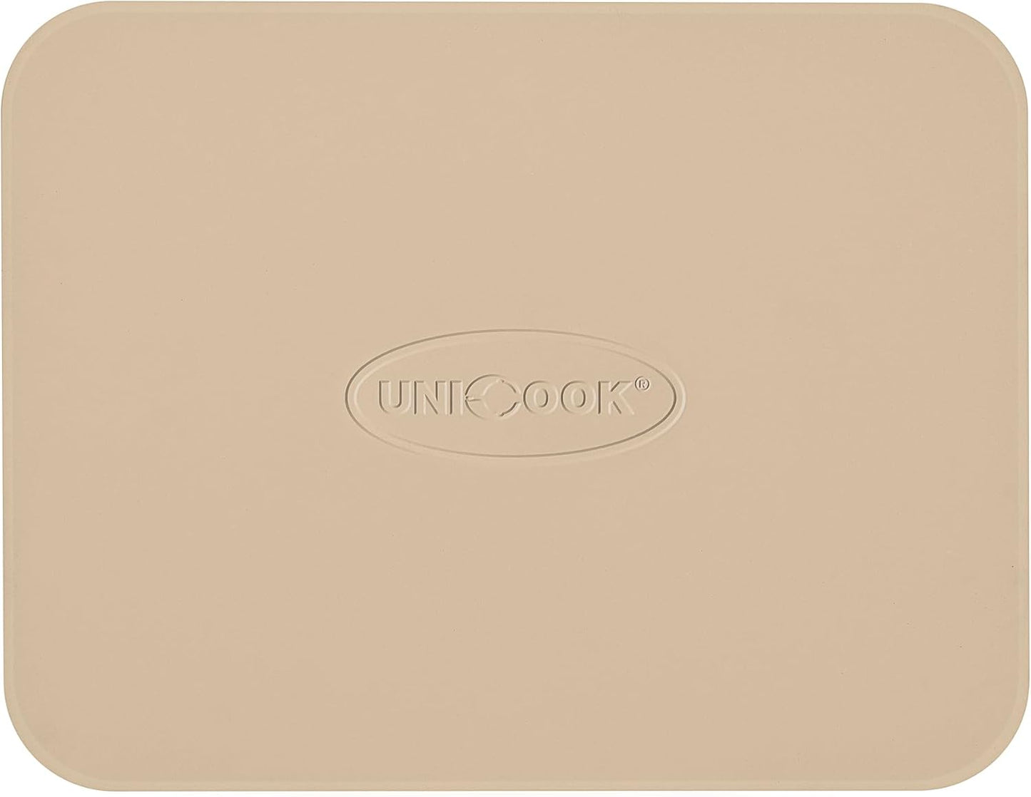 Unicook 15 x 12 Inch Pizza Stone for Oven and Grill, Cordierite Rectangular Baking Stone, Thermal Shock Resistant, Ideal for Baking Crispy Pizzas, Bread and Cookies
