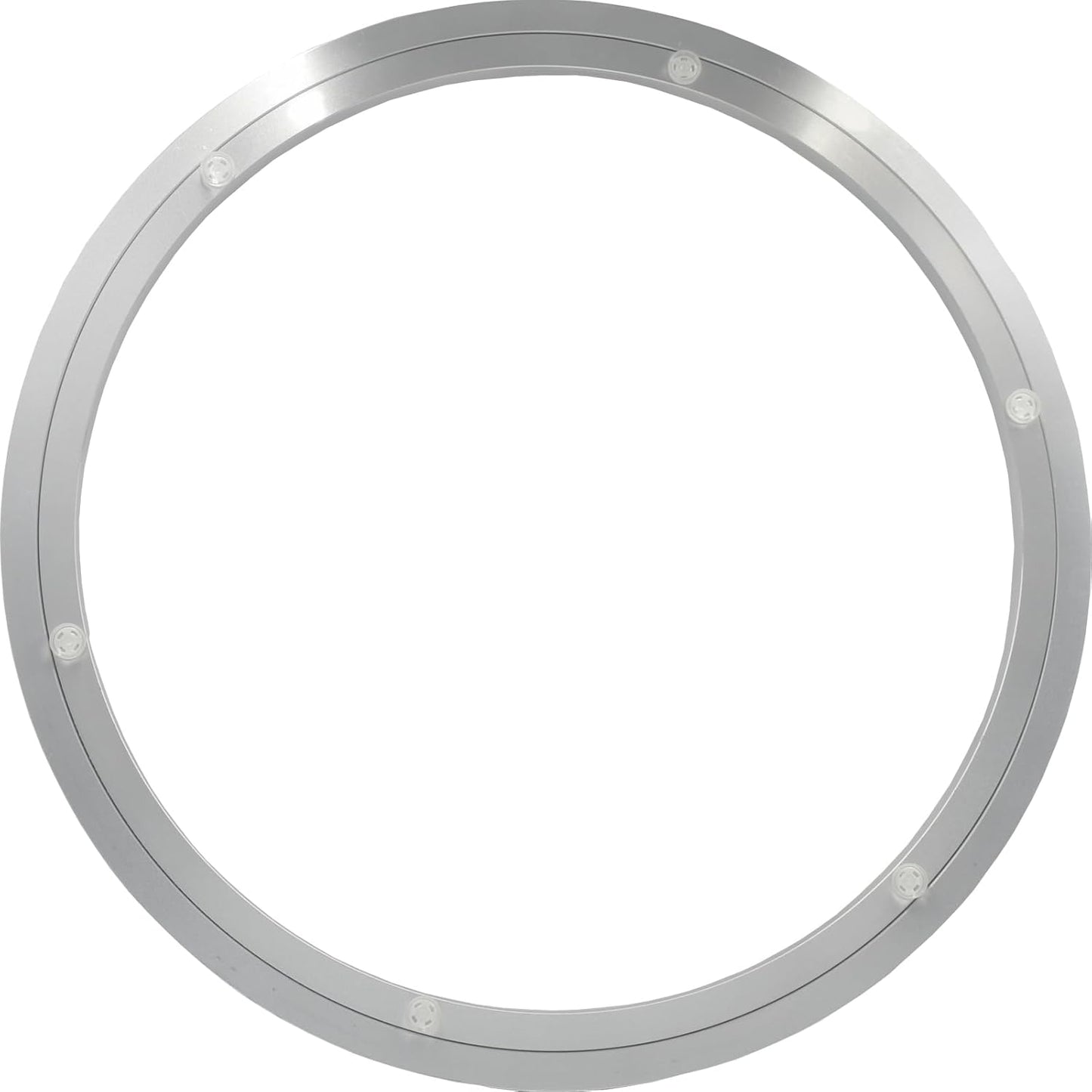 18 Inchs Heavy Duty Lazy Susan Bearing Aluminum Hardware Metal Rotating Turntable Bearings Swivel Plate Hardware for Dining-Table and Workbench Non-Slip