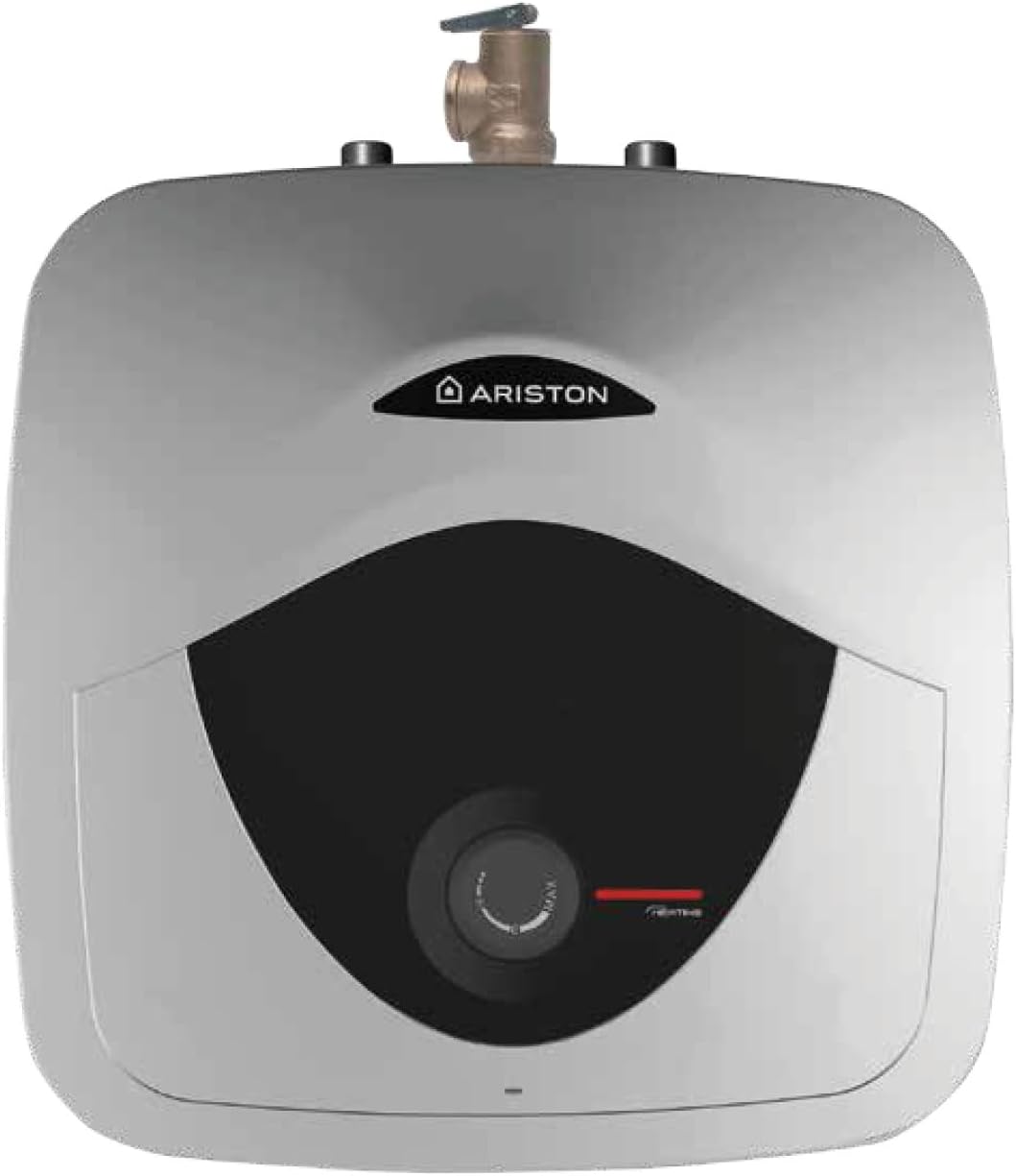 4 Gallon Capacity, 120-Volt – Ariston Andris Mini Tank Electric Water Heater – Heating Solution for Under Sink, RV, and Compact Spaces, Smart Boost for Versatile Heating, Simple Installation