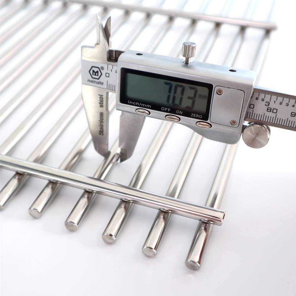 Grill Grates Replacement Parts for Kitchen Aid 720-0745B 720-0745 720-0745A 740-0780 730-0745 860-0012, Grill Grates for Kitchenaid Grill Replacement Parts, 18 7/8" x 9 7/8" Each