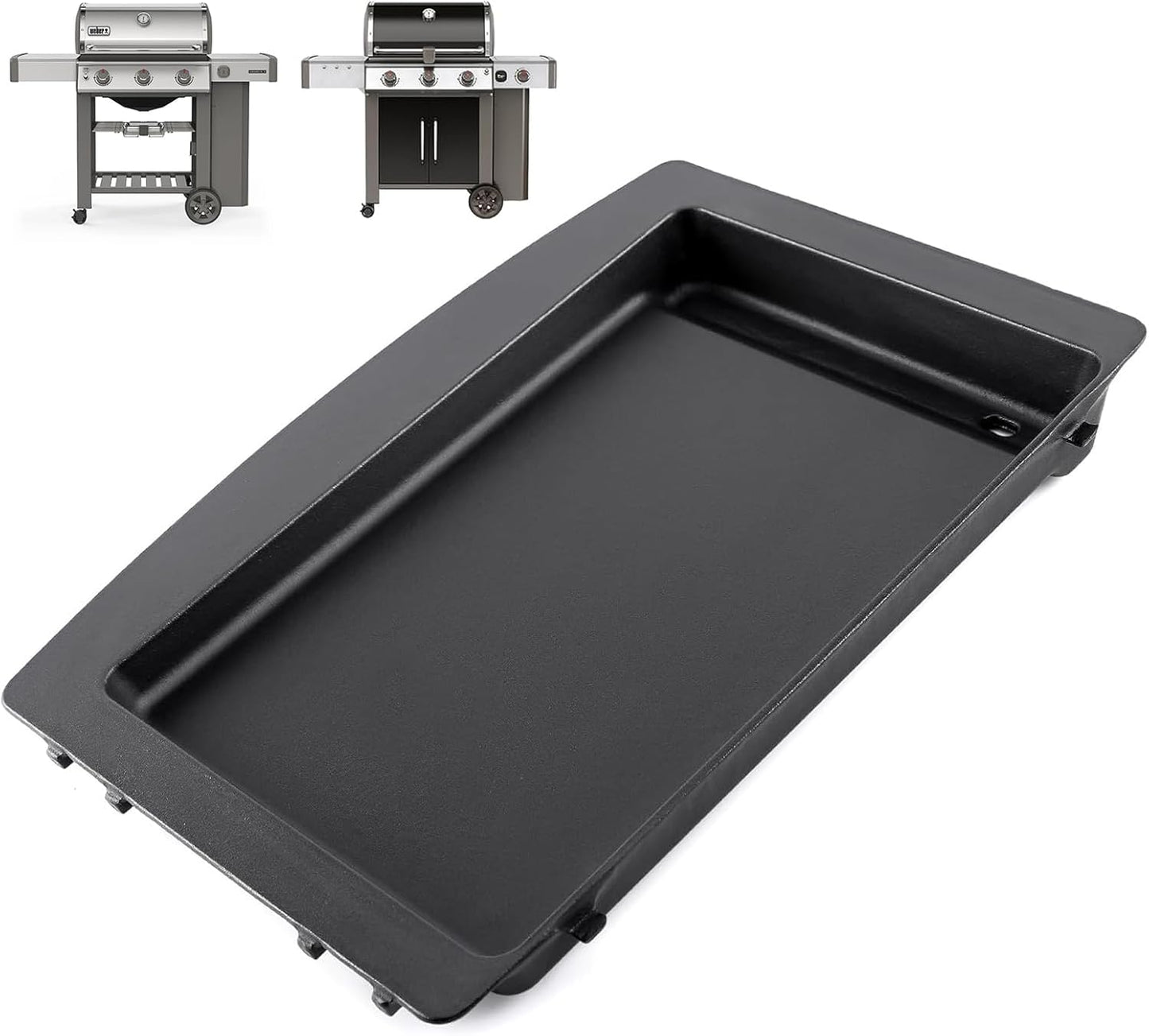 for Weber Genesis 2 Grill Parts - Genesis II Griddle for Weber Genesis II 300/600 Series Grills, GS4 Genesis II E-310, II S-310, II E/S-315, II E/S-325, II E/S-335, Replace for 7599 Cast Iron Griddle