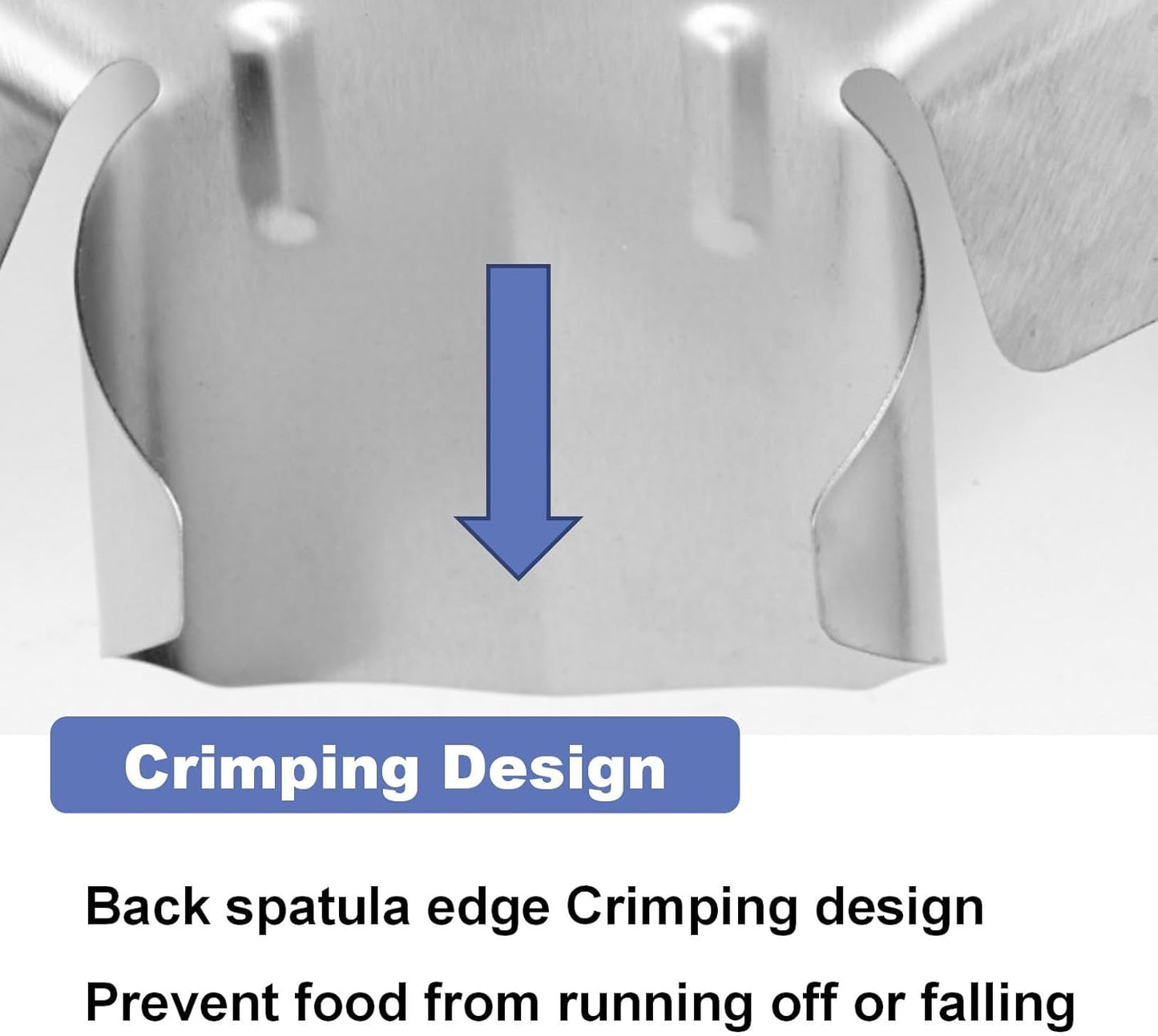 2-Pack Stainless Steel Popcorn Scoop Scooper - French Fry/Popcorn Quick-Fill Tool for Bagger Bags & Snack Machines (Desserts/Candy/Ice)