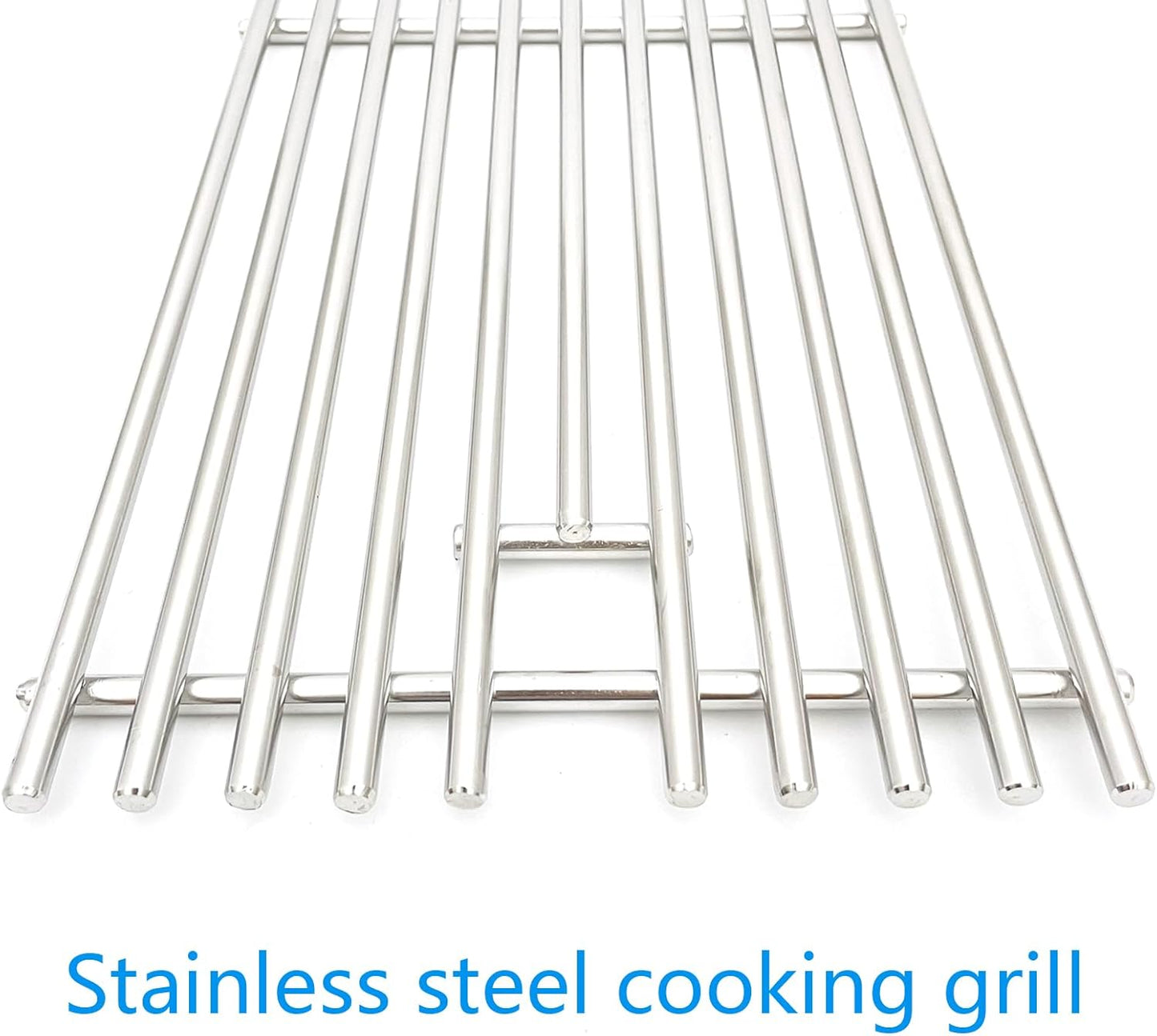 16517 Stainless Steel 5 Cooking Grates Replacement Parts for Bull Angus 40" Grill 57568 57569 57568CE 57568AGA 57569CE Brahma Lion Premium L90000 57569CE 57569CE Gas Grill 19-1/4"