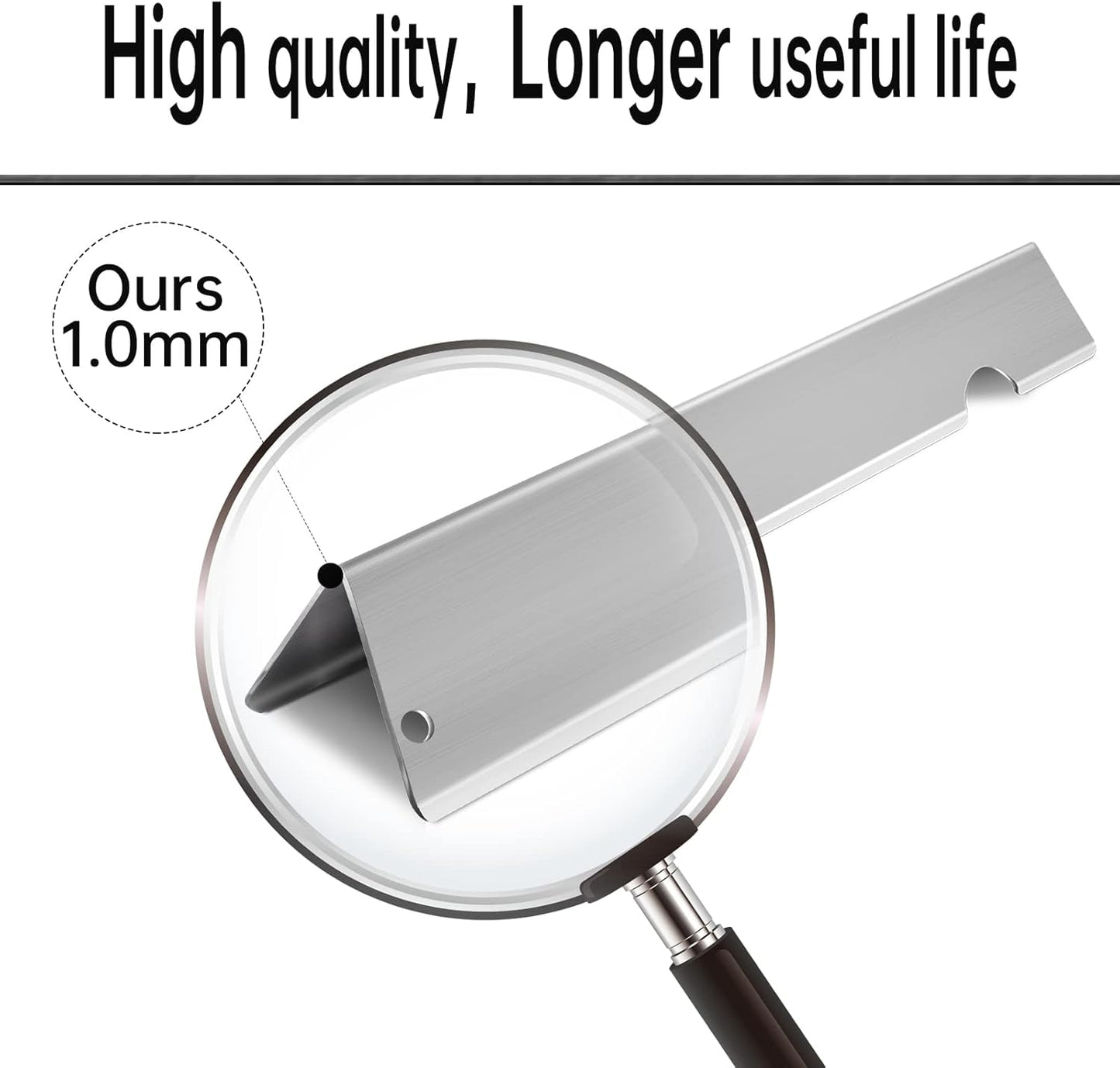 Kalomo Grill Grates Parts for Weber Genesis II E-310, S-310, E-315, E-330, E-335, S-335, LX S-340, E-340, 66802, 66795 18”Flavorizer Bars Stainless Steel Grids BBQ Gas Grill Replacement Parts