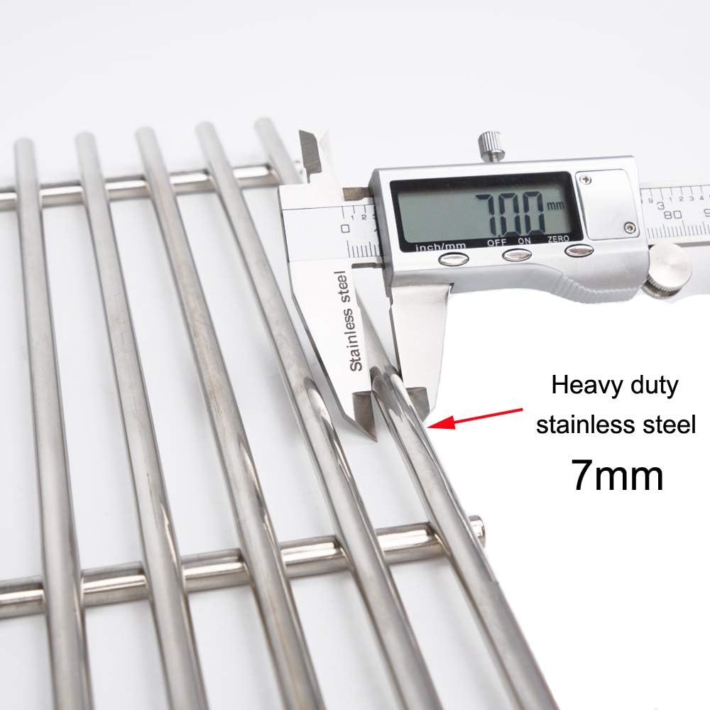 SG523 (2-Pack) 15" Stainless Steel Cooking Grid/Grates for Weber 7523 Genesis Silver A, Spirit E-200,Spirit 500,Spirit 210 (2007-2012) Gas Grills