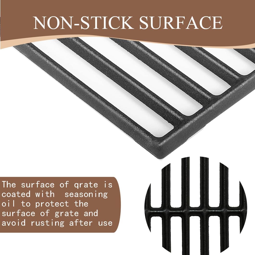 CF876C (3-Pack) 16 7/8" Cast Iron Cooking Grid for Charbroil 463441312, 463432215 463461613 463436214 463436215 463441514 463440109 463436213 463420508