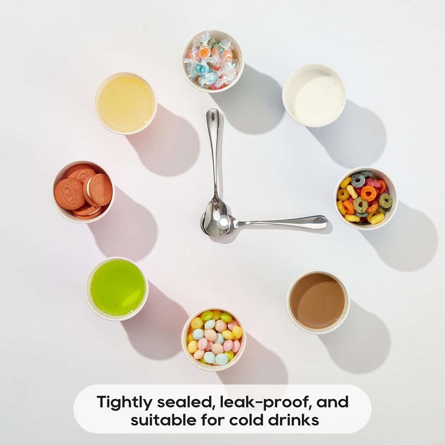 500 Pack 5oz Paper Cups, Multicolor Paper Disposable Cups, Small Mouthwash Cups, Cold Beverage Drinking Cup for Party,Travel and Event (Stars)