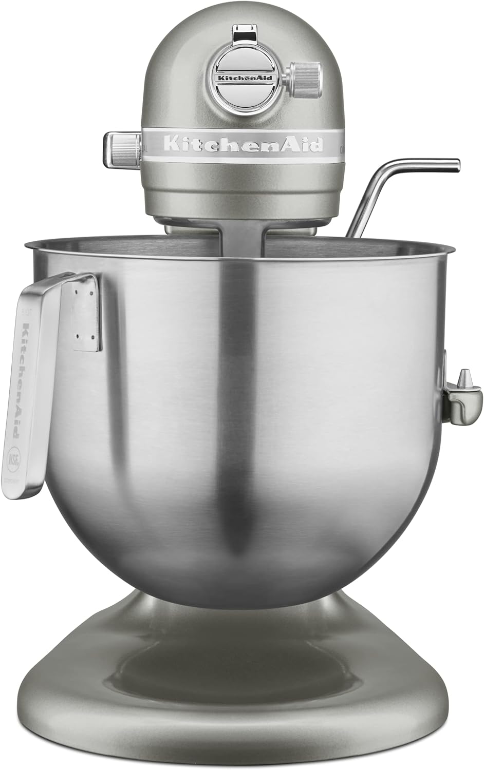 KitchenAid KSM8990CU 8-Quart Commercial Countertop Mixer, 10-Speed, Gear-Driven, Contour Silver