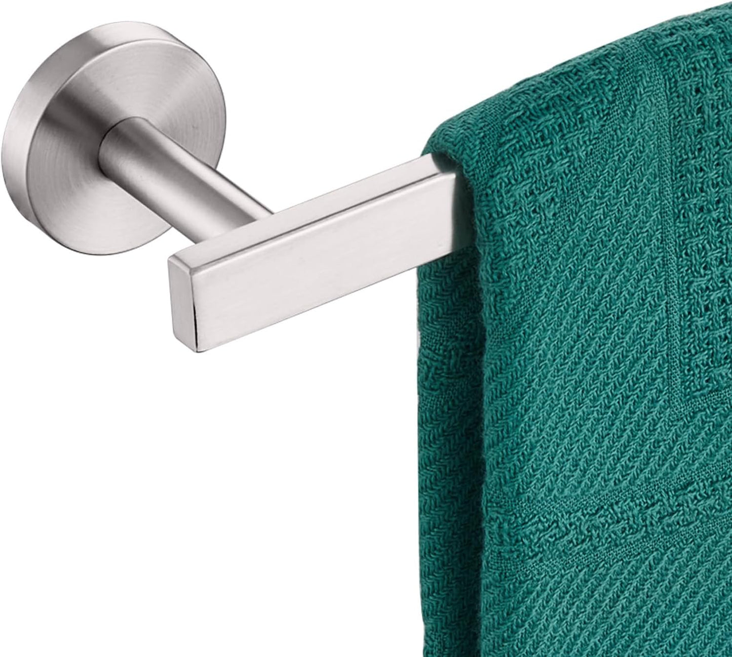 12 Inch Bathroom Towel Bar Bath Towel Rack Kitchen Towel Holder Towel Ring Wall Mounted SUS304 Stainless Steel Brushed Nickel AN4001BR-L12