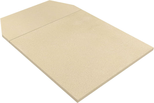 SafBbcue Cordierite Stone Baking Board for Ooni Karu16 Pizza Oven - Superior Quality for Pizza Lovers and Cooking Enthusiasts! Ideal Gift for Fathers and Husbands, Beige