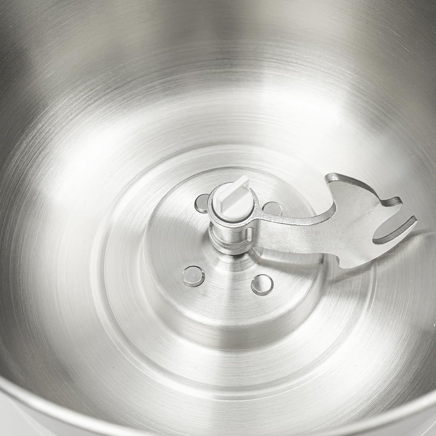 Electric Dough Maker with Ferment Function, 5L/ 4.5Qt 200W 304 Stainless Steel Dough Mixer Machine, Commercial Bread Mixer for Roti Bread Pizza Baking Dumpling Dough & Sourdough(White)