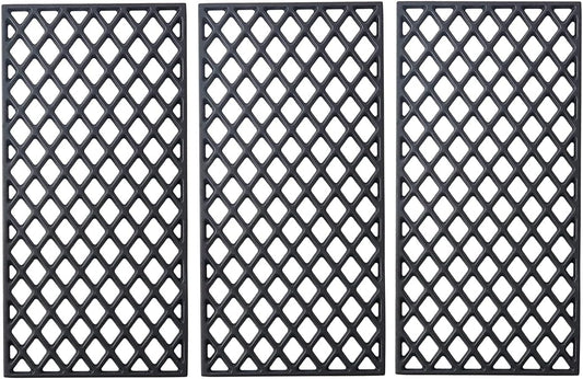 Grill Grate GR2210601-MM-00 Replacement Parts for Members Mark 5 Burner Gas Grill GR2210601-MM-00 Sam's Club Cooking Grids Cast Iron Grill Grates Broil King BBQ Rankam Grill Parts, 3 Pack