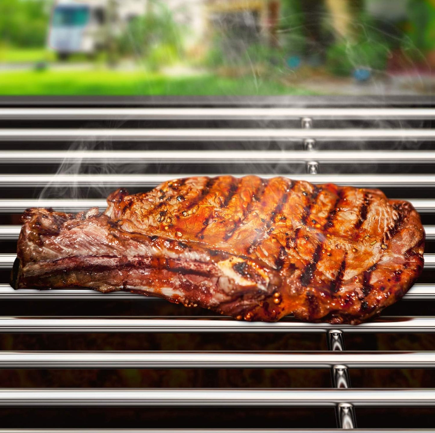 Stanbroil Stainless Steel Cooking Grate for Weber Genesis II and Genesis II LX 300 Series Gas Grills - Grill Grid Grate for Weber Genesis 2022 - Replacement Parts for Weber 66095 - Set of 2