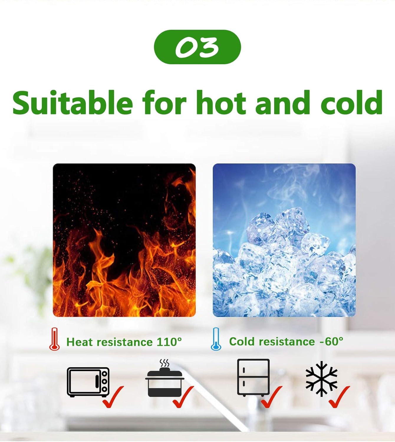 Household Reusable Refillable Plastic Wrap Dispenser with Slide Cutter, Food Wrap Stretch Clear Cling Wrap 12 Inch×328 Ft (1Cutting Box + 1 Cling Film)