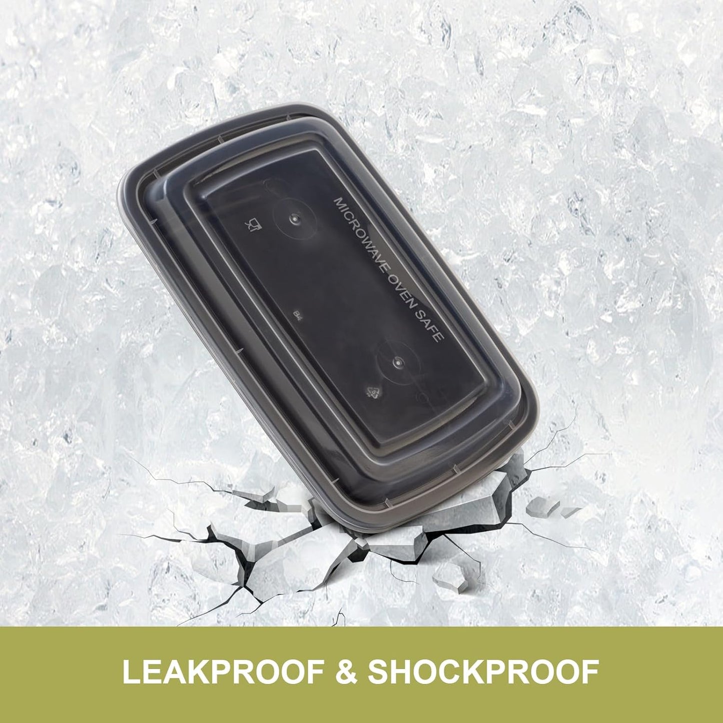 15 Pack- Meal Prep Containers 32oz, Plastic Food Prep Containers Reusable, Leakproof To Go Food Containers with Lids, BPA-Free, Microwave/Dishwasher/Freezer Safe