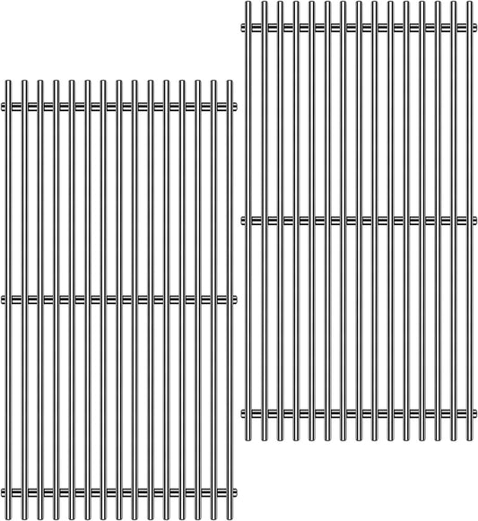 9MM 17.5" Stainless Steel Grill Grates for Weber Spirit E-310 E315 E320 E330 S310 S315 S330 GS4 Spirit 2 Grill Parts for Weber 7638, 7639 7525 Spirit 300 and Spirit II 300 Series Grills