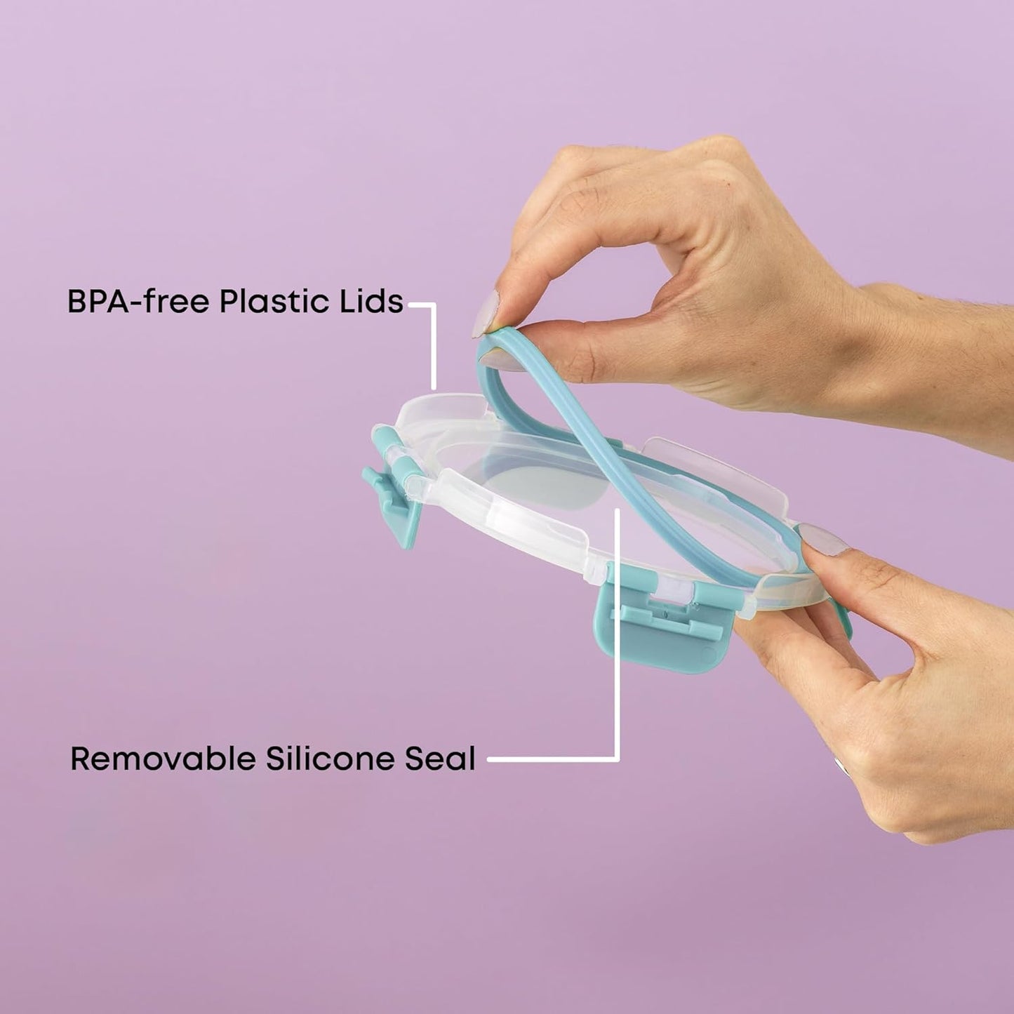 JoyJolt 24pc Borosilicate Glass Storage Containers with Lids | 12 Airtight/Freezer Safe Food Storage Containers for Pantry and Kitchen | Meal Prep Container for Lunch | Glass Tupperware Set