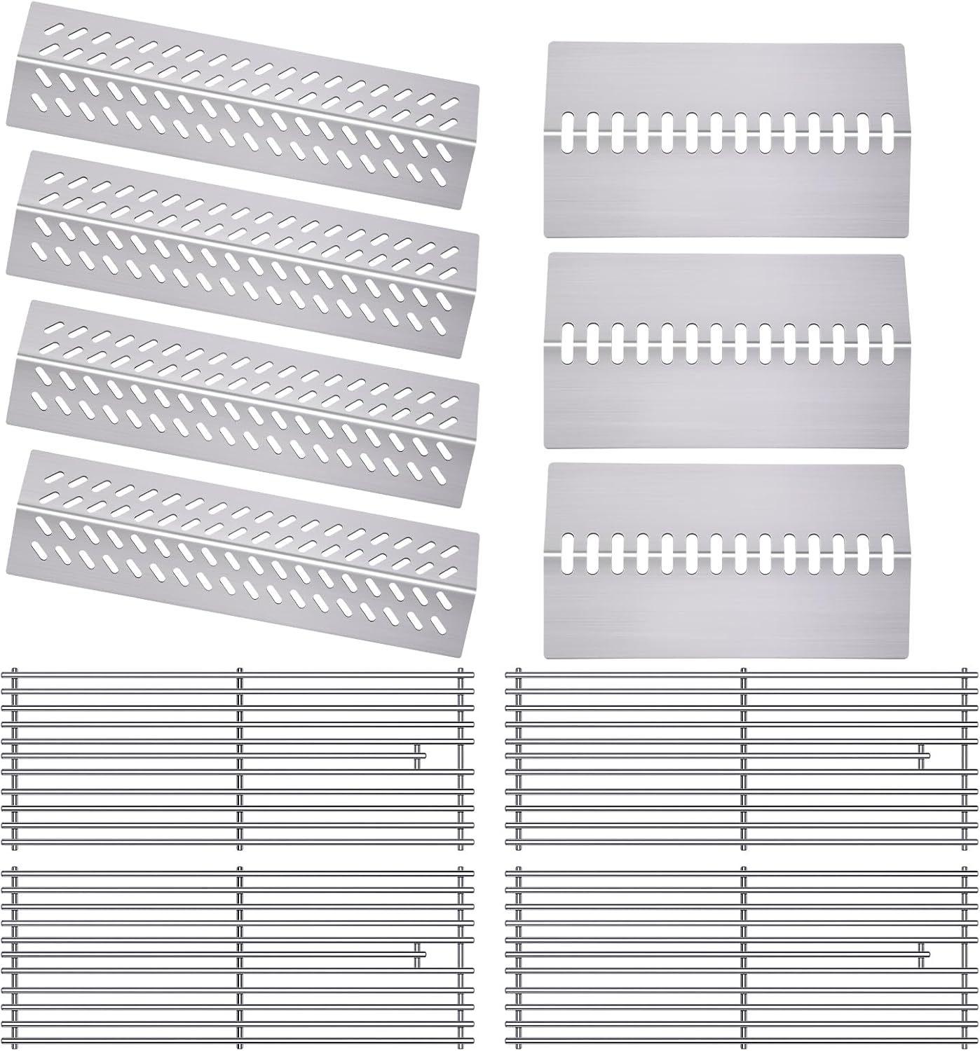 16GA Grill Heat Plates 9MM 16517 Grill Grates for 16631 16520 Bull Grill Replacement Parts, BBQ Bull Angus 4 Burner 47628 47629, Bull Outlaw 26038 26039, Steer Premium 69008, Lonestar 87049