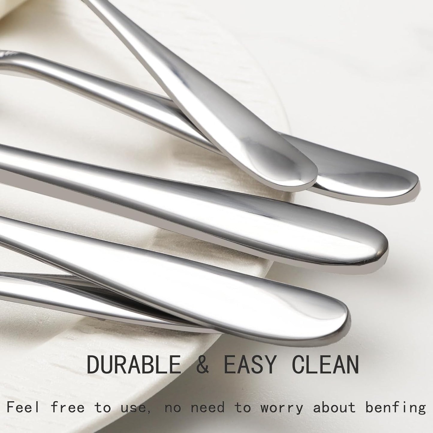 40-Piece Silverware Set, Flatware Set for 8, Food-Grade Stainless Steel Tableware Cutlery Set, Mirror Finished Utensil Sets for Home Restaurant, Forks Spoons and Knives Set, Dishwasher Safe