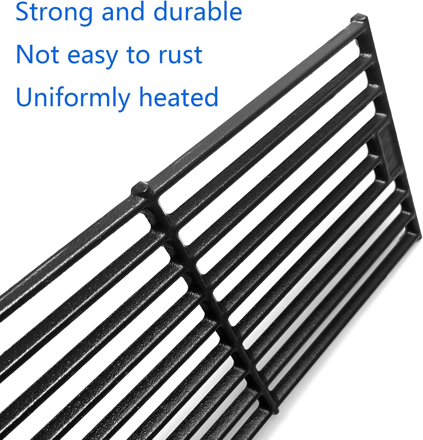 19-3/4" Cast Iron 4 Cooking Grates Replacement for Chargriller 2121, 2123, 2222, 2828, 3001, 3008, 3030, 3072, 3232, 3725, 4000, 4001, 4008, 4208, 5050, 5072, 5252, 9020 King Griller 3008, 5252 Grill