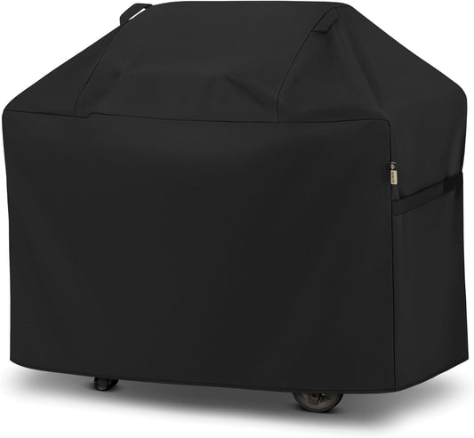 BBQ Grill Cover 55 Inch, Heavy Duty Waterproof Gas Grill Cover Fade Resistant, All Weather Protection Compatible with Weber Charbroil Nexgrill
