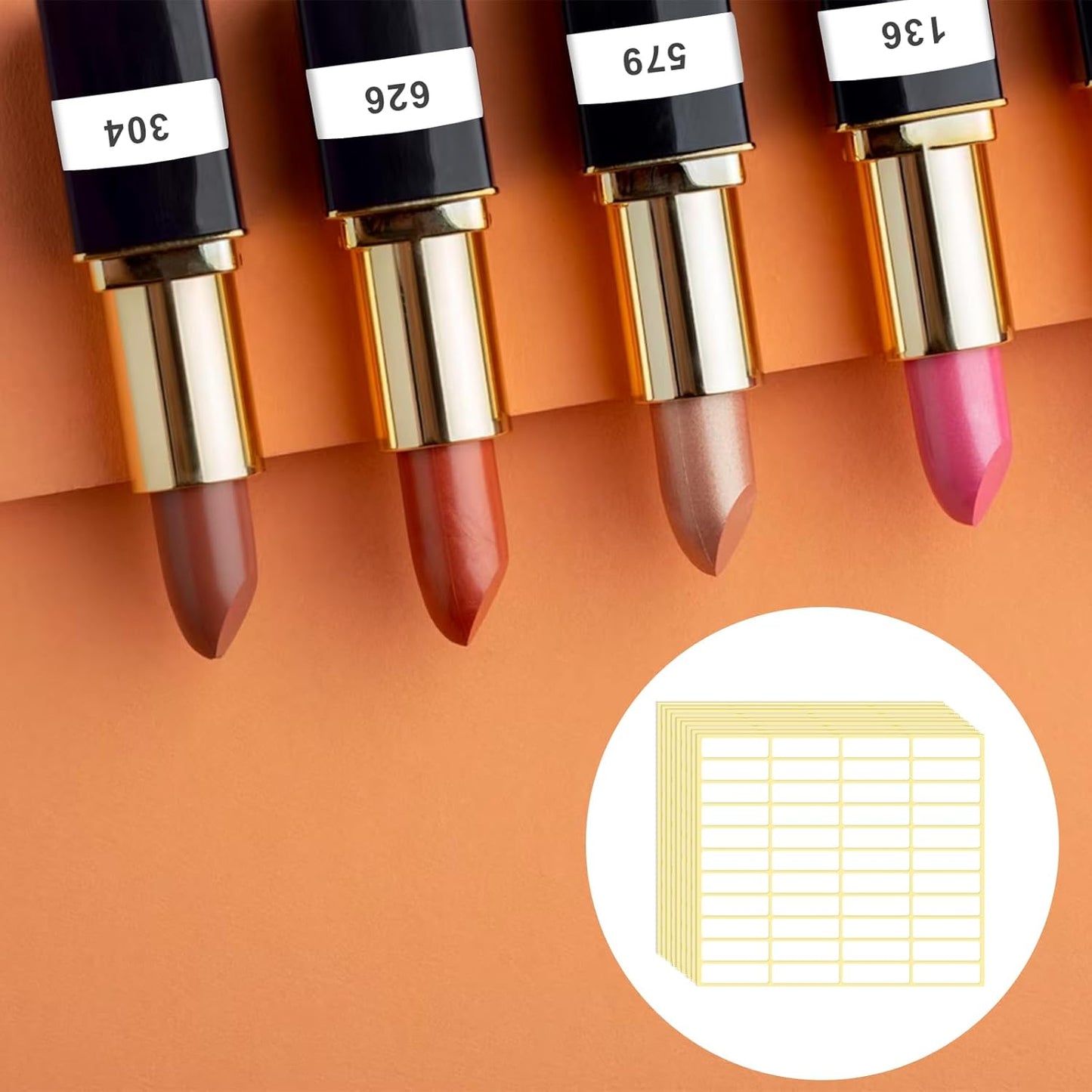 1980 Pcs Blank File Folder Labels 0.5x1.75 Inch Writable Name Tag Stickers White Name Filing Envelopes Label Stickers Small Address Labels for Office Document File Classification