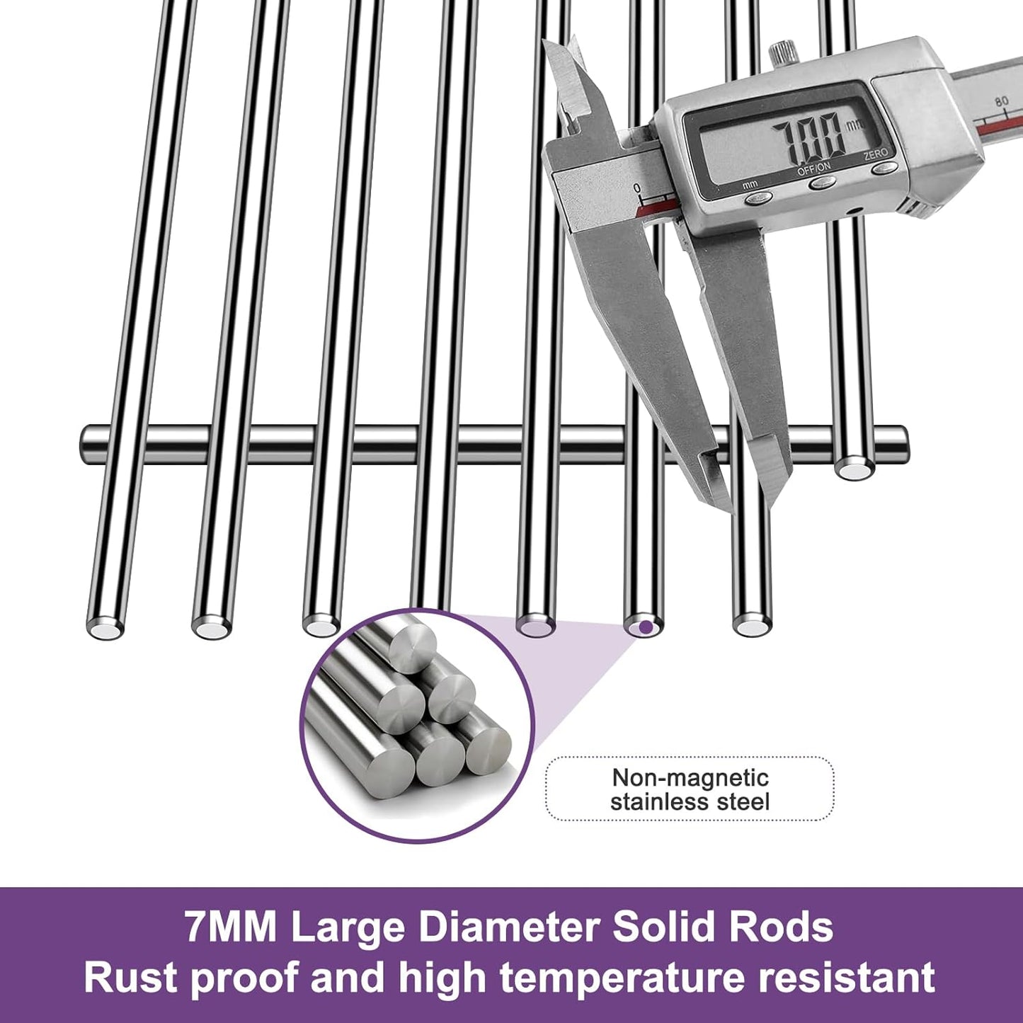 2 Pack 54911 Cooking Grid with 2 Pack 54921 Grill Grates Replacement for Viking VGBQ 30 Inch T Series VGBG 41 Inch T Series VGBQ 53 Inch T Series
