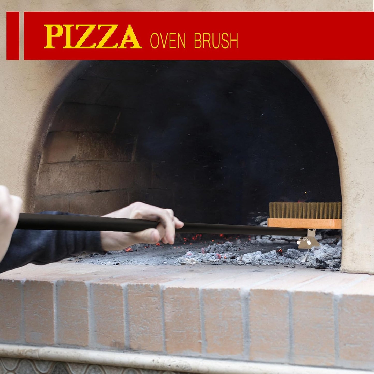 12-inch Hard Anodized Aluminum Pizza Spatula，Set Of 6 Commercial Pizza Oven Utensils, pizza Peel for Indoor & Outdoor Pizza Ovens, Pizza Oven Accessories