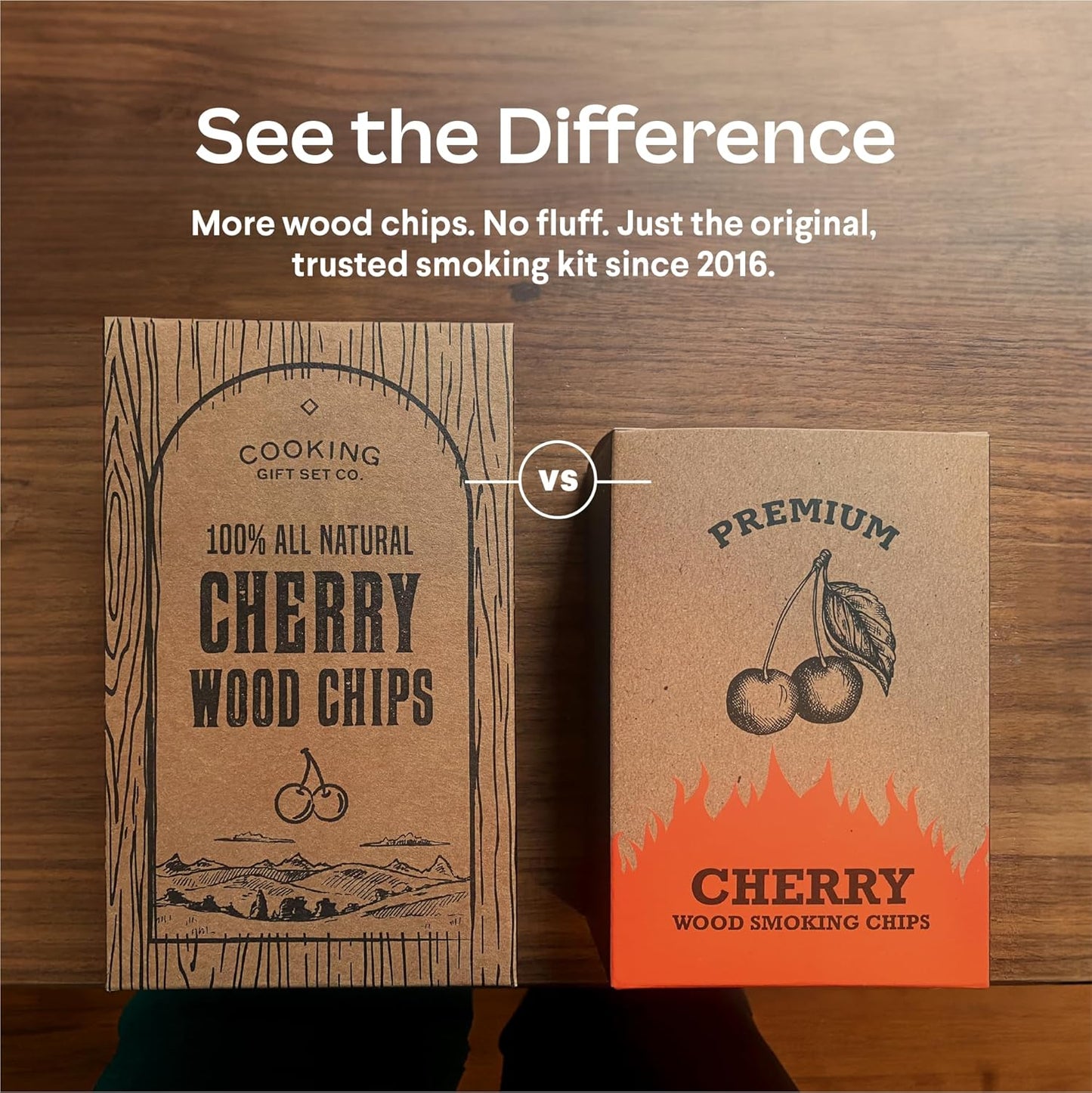 Deluxe Smoker Box for Gas Grilling - Complete BBQ Smoker Box Kit with Wood Chips, Stainless Steel Smoke Box for Gas Grill & Charcoal, Thermometer, Scraper & Recipes - Smoker Accessories Gifts for Men