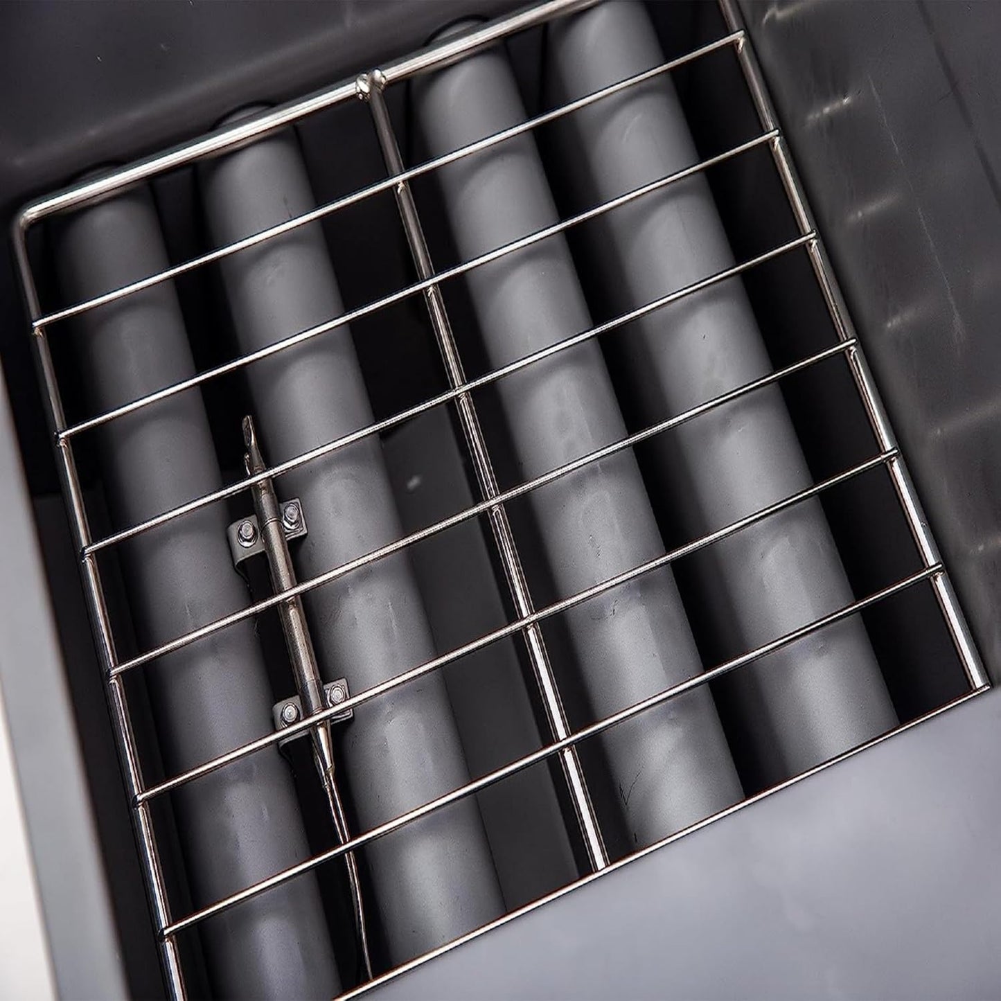 CLIVIA Liquid Propane Deep Fryer, Commercial Floor Fryer with 2 Baskets, 55 lb. Capacity with 4 Burners, 120,000 BTU Propane Fryer for Restaurants