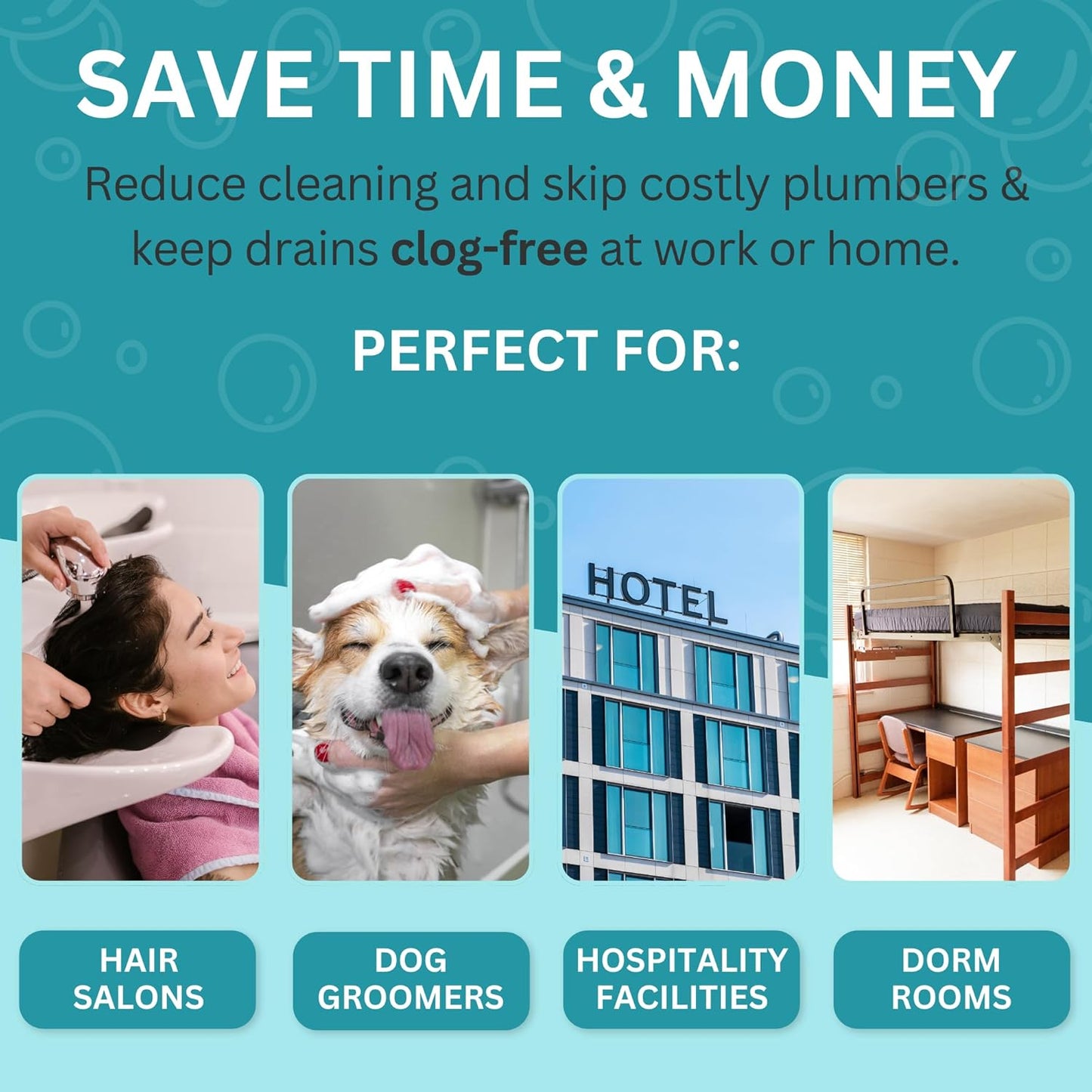 25 Pack, Disposable Shower Drain Hair Catcher Mesh Stickers, 6 inch, Square