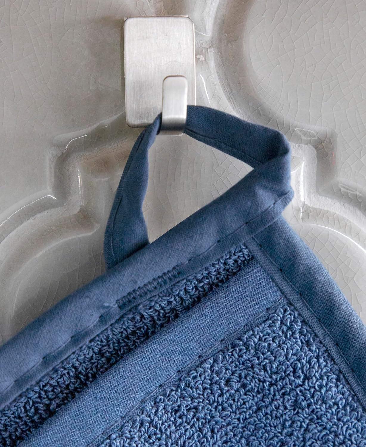 RITZ Terry Pocket Mitt & Hot Pad: Unparalleled Heat Resistant, Durable 100% Cotton – Ergonomically Designed for Optimal Grip – Easy-Care Machine Washable – 4-Pack, Federal/Paprika